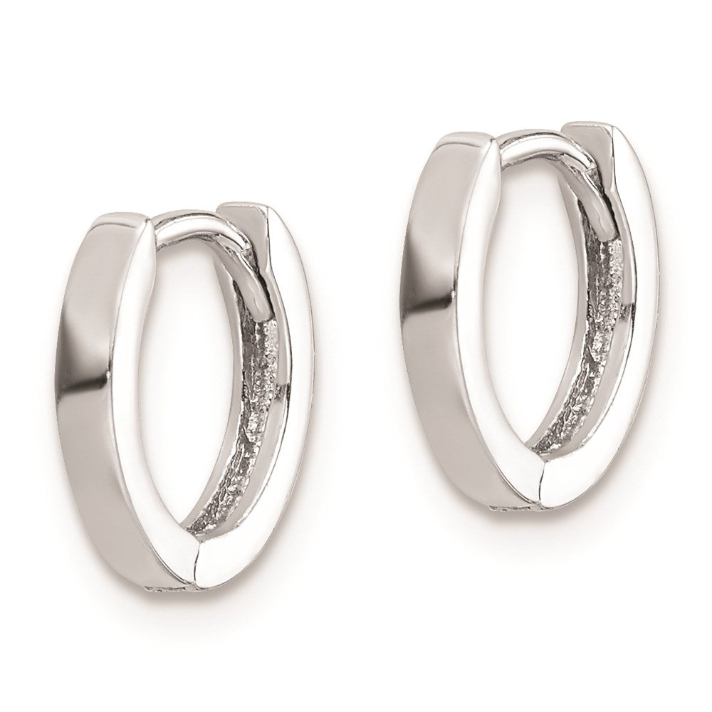 Sterlingsilber Rhodium Poliert Klappbar Creolen