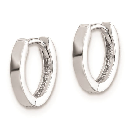 Sterlingsilber Rhodium Poliert Klappbar Creolen