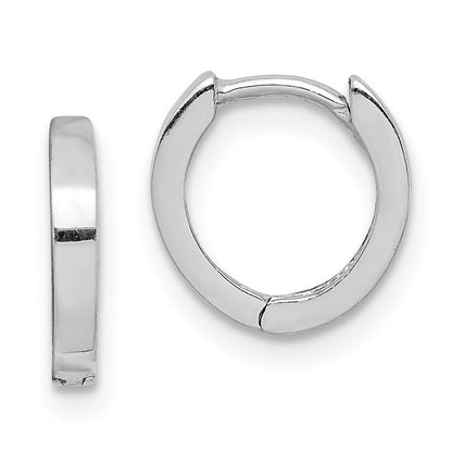 Sterlingsilber Rhodium Poliert Klappbar Creolen