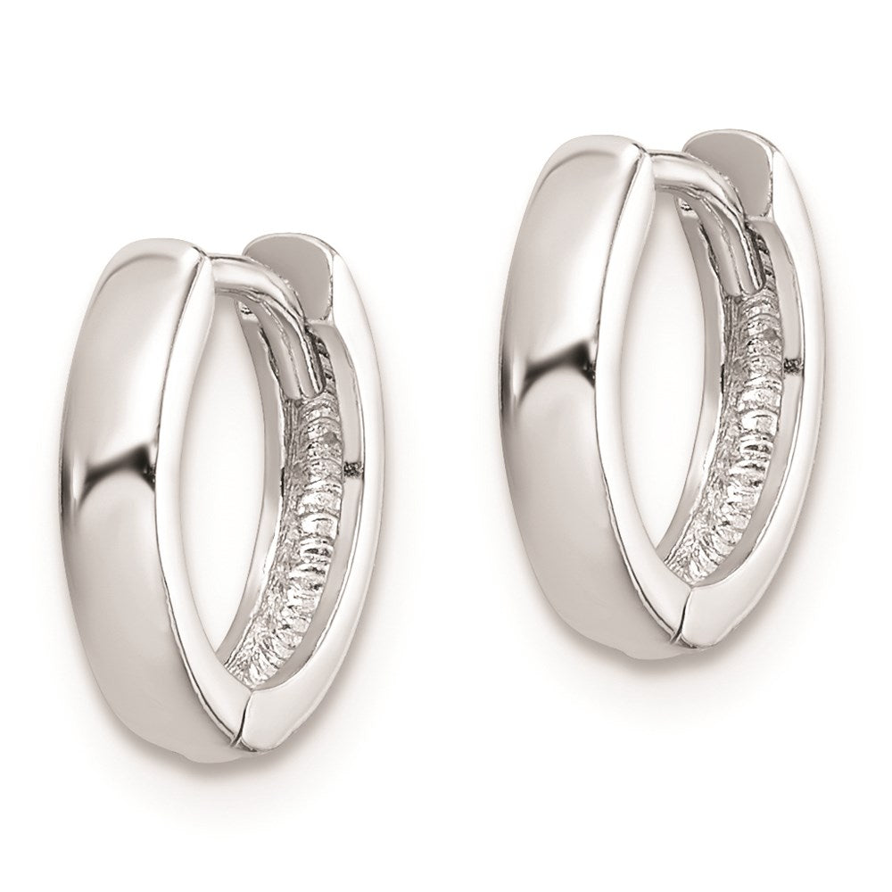 Sterlingsilber Rhodium Poliert Klappbar Creolen
