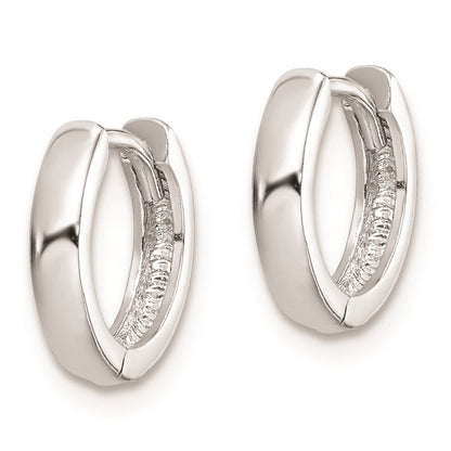 Sterlingsilber Rhodium Poliert Klappbar Creolen