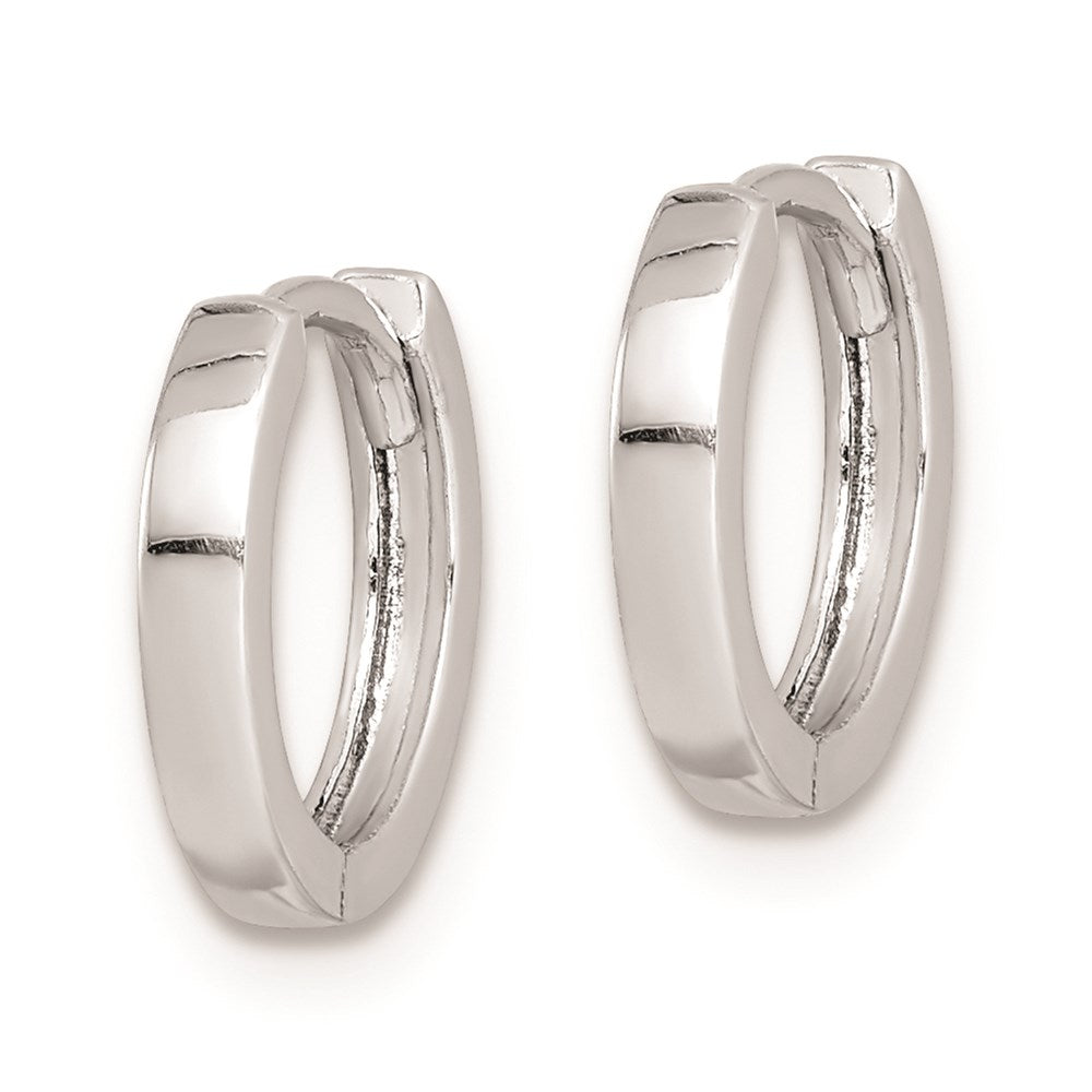 Sterlingsilber Rhodium Poliert Klappbar Creolen