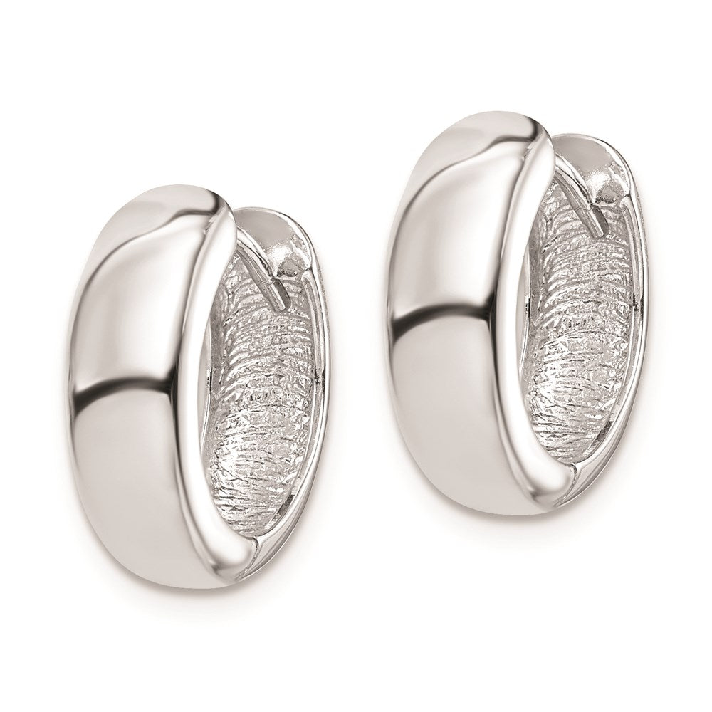 Sterlingsilber Rhodium Poliert Klappbar Creolen