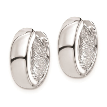 Sterlingsilber Rhodium Poliert Klappbar Creolen