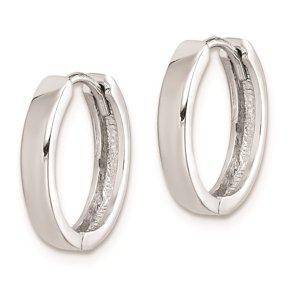 Sterlingsilber Rhodium Poliert Klappbar Creolen