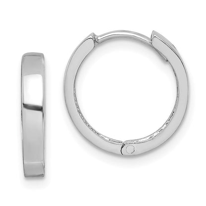 Sterlingsilber Rhodium Poliert Klappbar Creolen