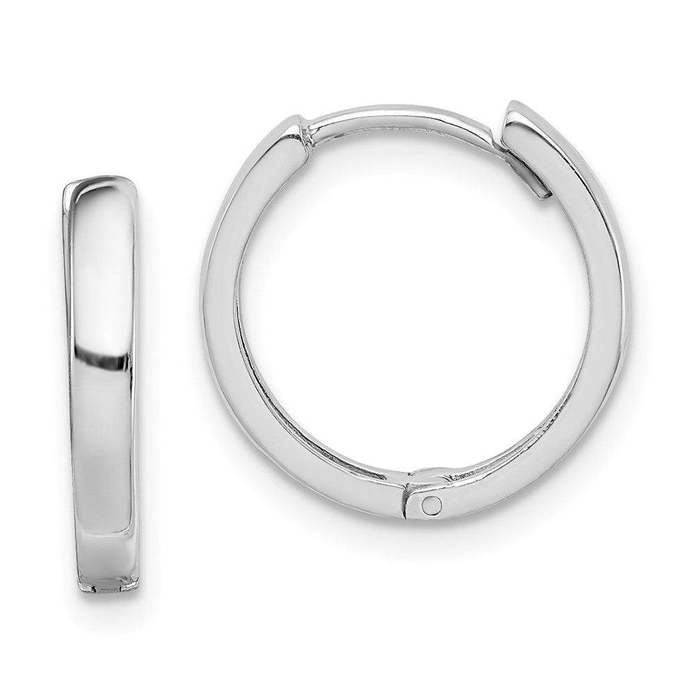 Sterlingsilber Rhodium Poliert Klappbar Creolen