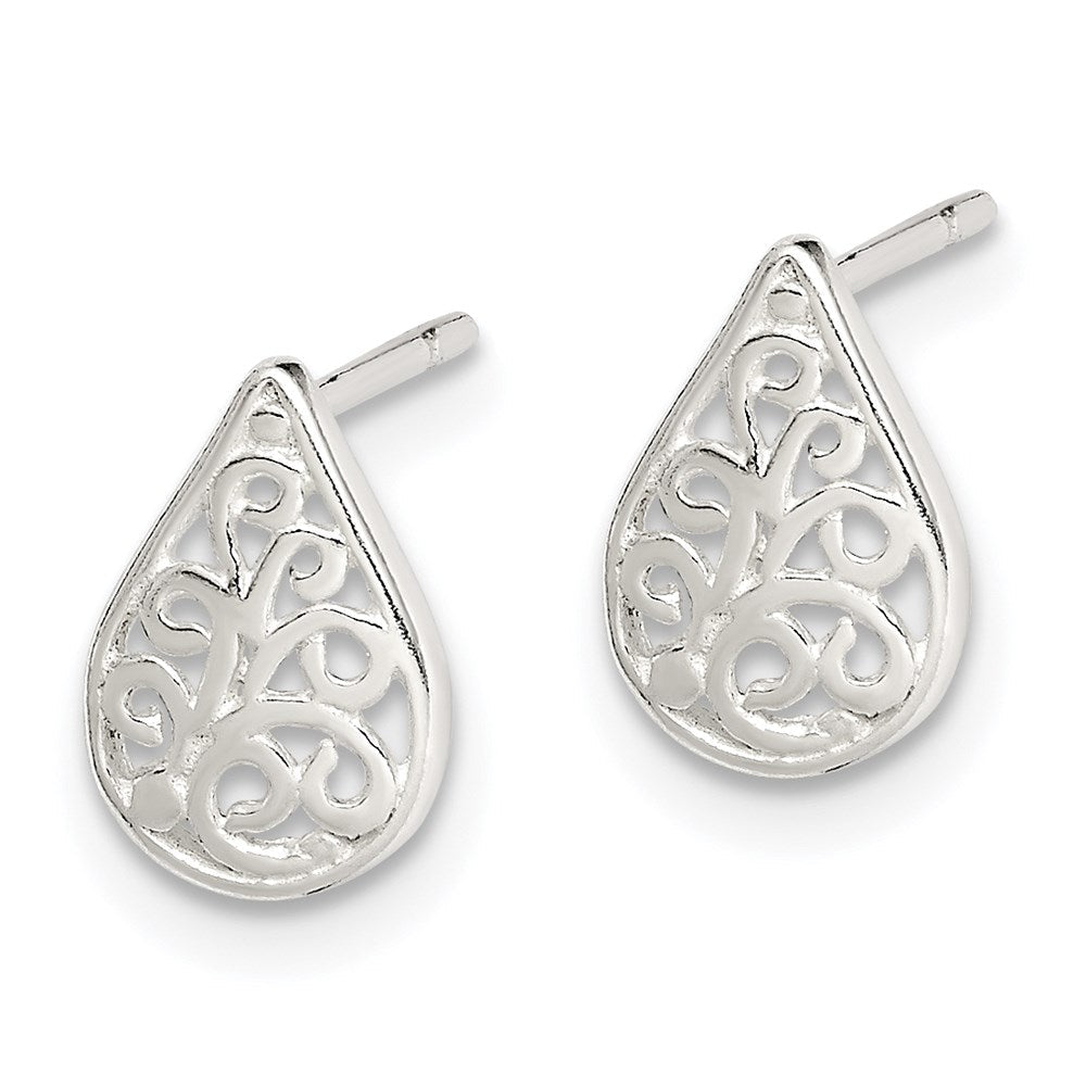 Sterlingsilber Filigran Ohrstecker