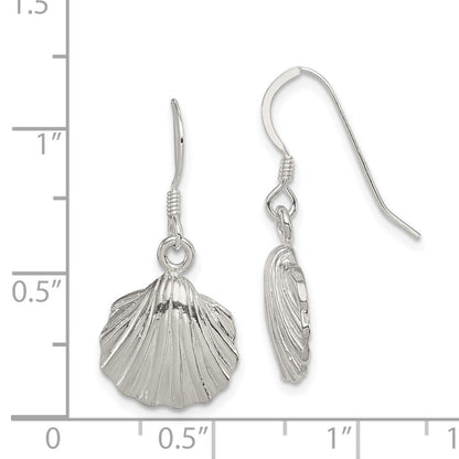 Sterlingsilber Muschel Ohrringe