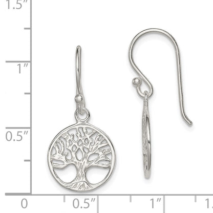 Sterlingsilber Hirte Haken Ohrringe
