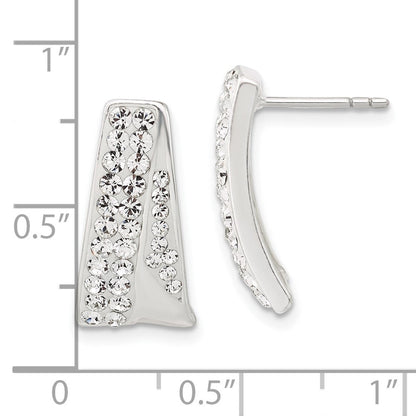 Sterlingsilber Stellux Kristall Stecker Ohrhänger