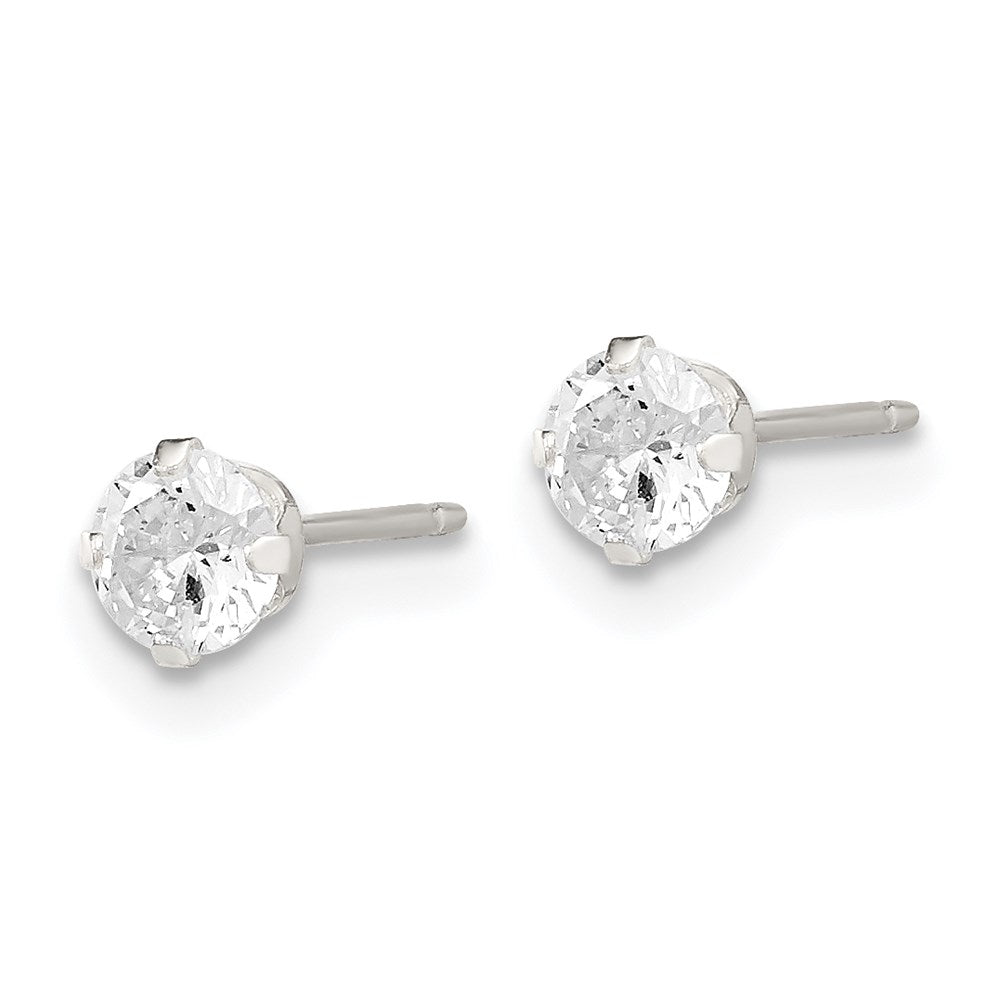 Sterlingsilber Stecker 3pc Stellux Kristall und Fwc Perle Ohrring Set