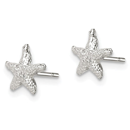 Sterlingsilber Seestern Mini Ohrringe