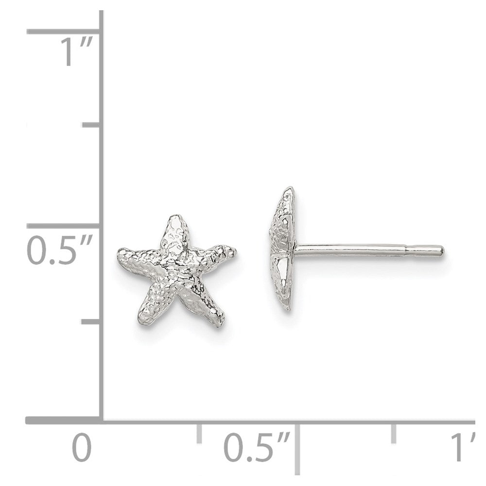Sterlingsilber Seestern Mini Ohrringe