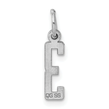 Sterlingsilber Silber/rhodiniert Länglich Poliert Zahl 3 Charm