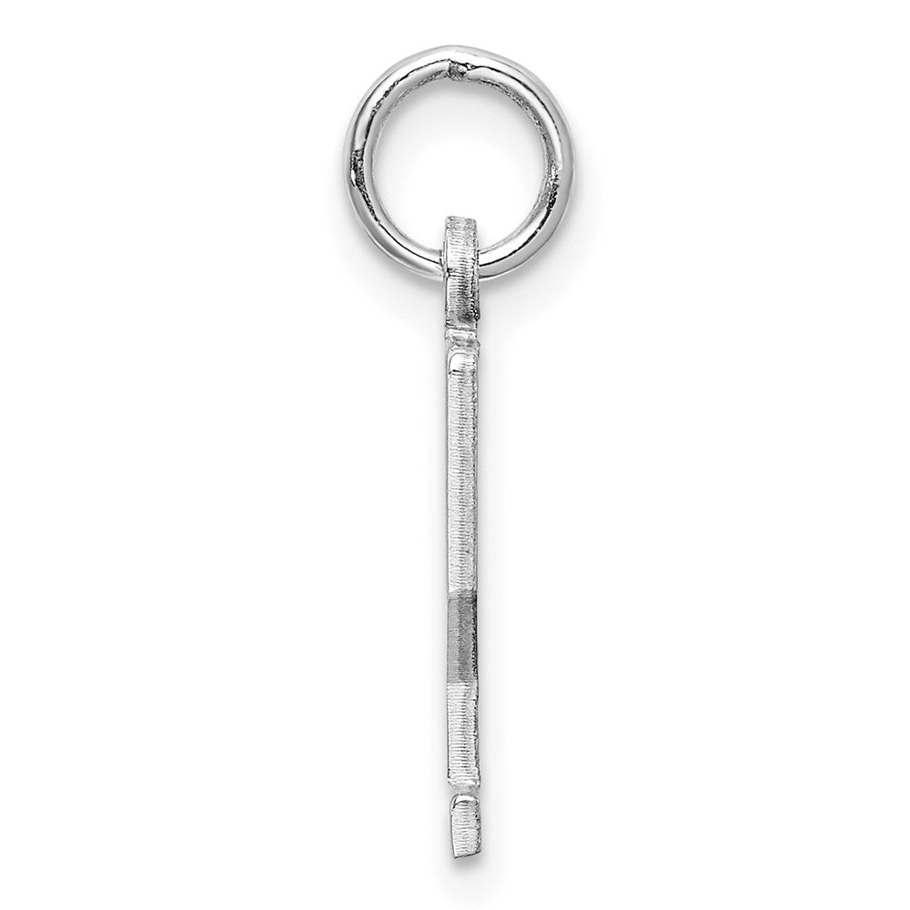 Sterlingsilber Silber/rhodiniert Länglich Zahl 22 Charm