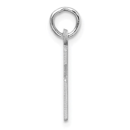 Sterlingsilber Silber/rhodiniert Länglich Zahl 26 Charm
