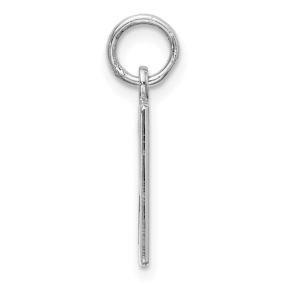 Sterlingsilber Silber/rhodiniert Länglich Zahl 29 Charm
