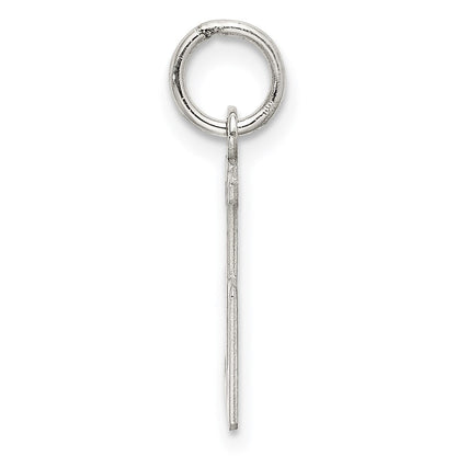 Sterlingsilber Silber/rhodiniert Länglich Zahl 35 Charm