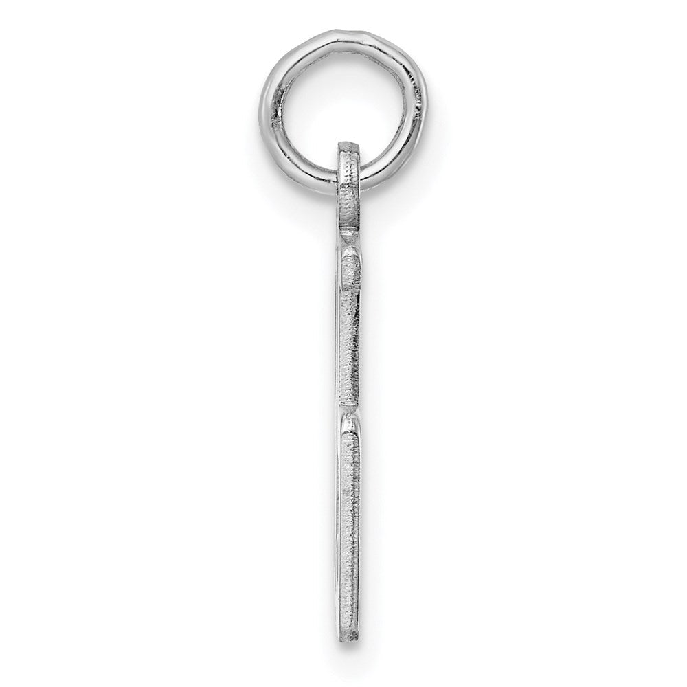 Sterlingsilber Silber/rhodiniert Länglich Zahl 85 Charm