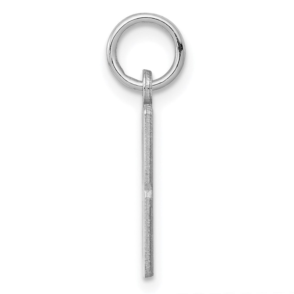 Sterlingsilber Silber/rhodiniert Länglich Zahl 88 Charm