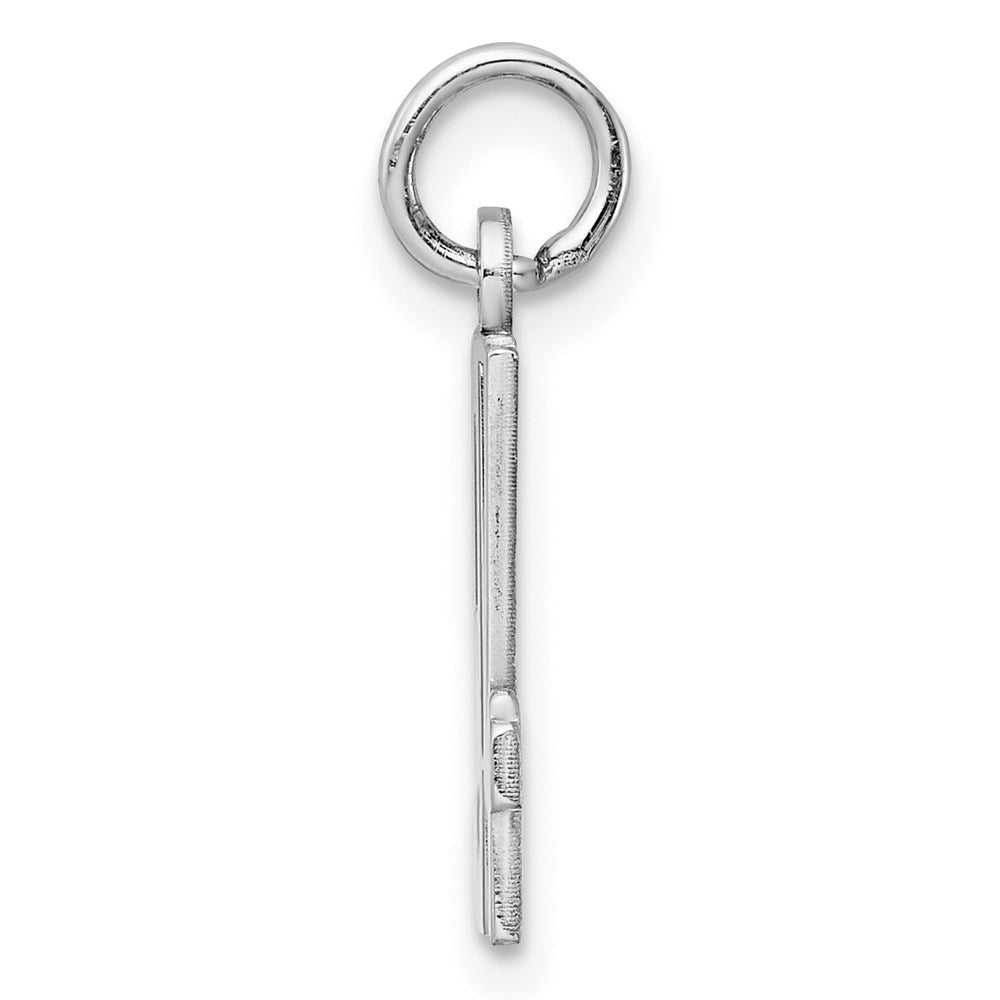 Sterlingsilber Silber/rhodiniert Länglich Zahl 94 Charm