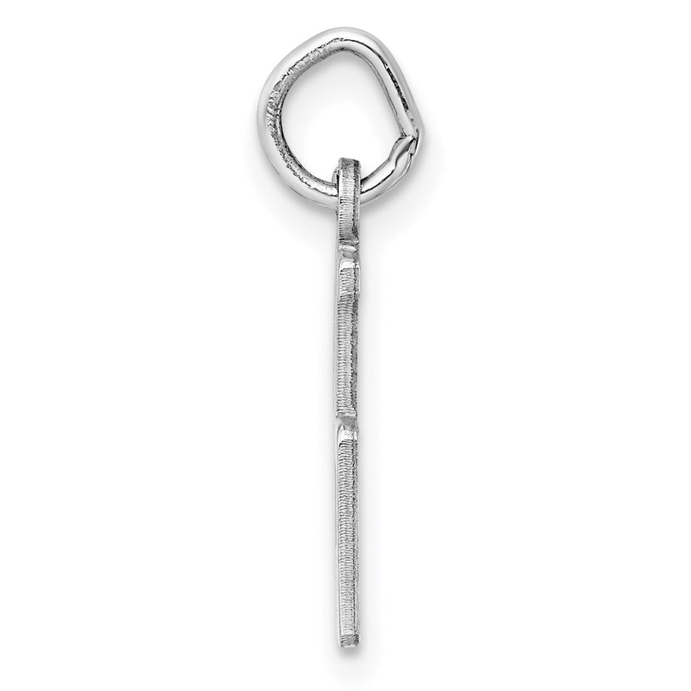 Sterlingsilber Silber/rhodiniert Länglich Zahl 95 Charm