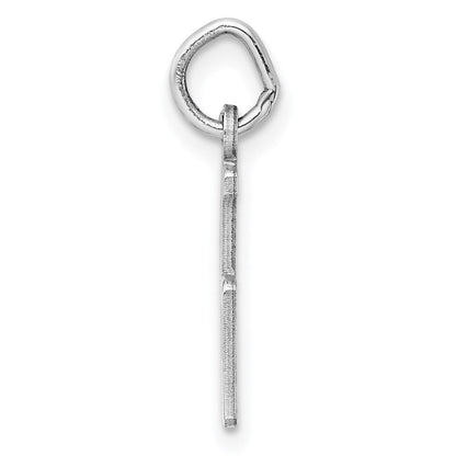 Sterlingsilber Silber/rhodiniert Länglich Zahl 95 Charm