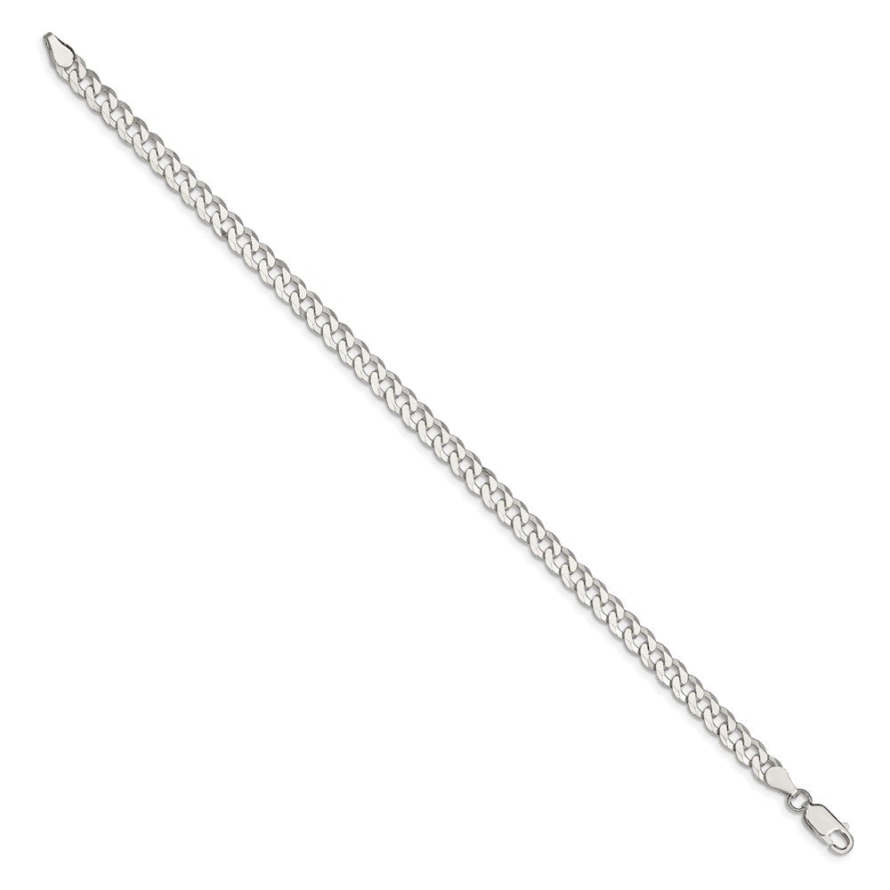 8 Zoll Sterlingsilber 5mm Abgeschrägt Panzer Gliederarmband