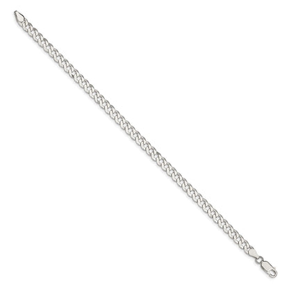 8 Zoll Sterlingsilber 5mm Abgeschrägt Panzer Gliederarmband