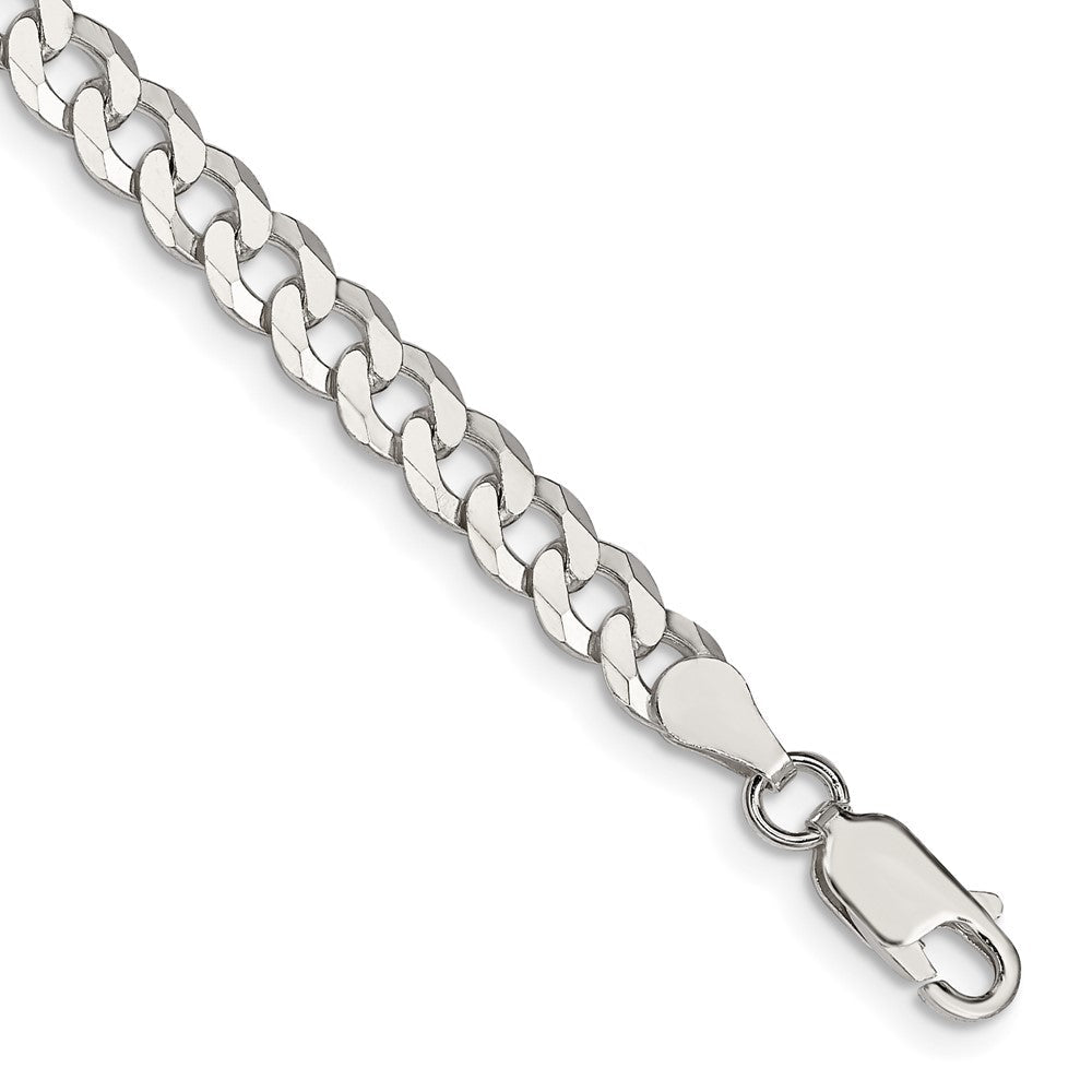 8 Zoll Sterlingsilber 5mm Abgeschrägt Panzer Gliederarmband