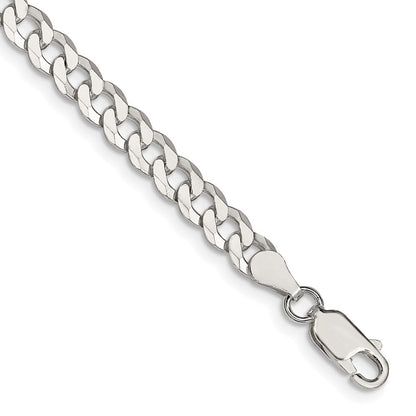 8 Zoll Sterlingsilber 5mm Abgeschrägt Panzer Gliederarmband