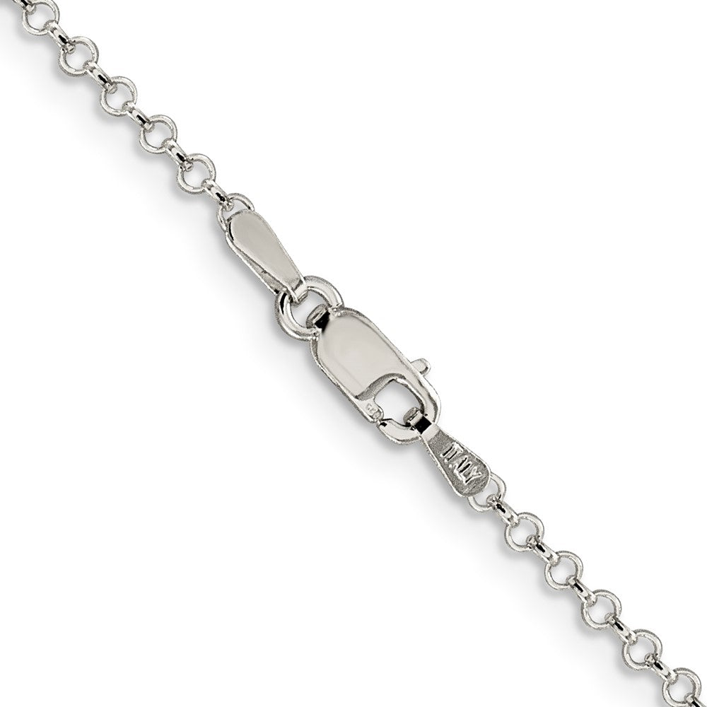 Sterlingsilber 2mm Erbs Halskette