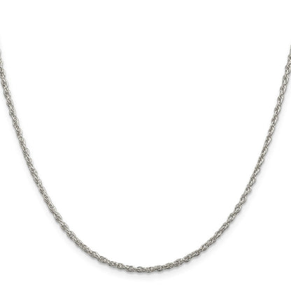 Sterlingsilber 2mm Loose Kordel Halskette