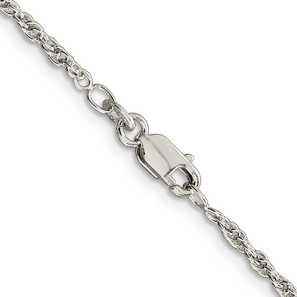 Sterlingsilber 2mm Loose Kordel Halskette