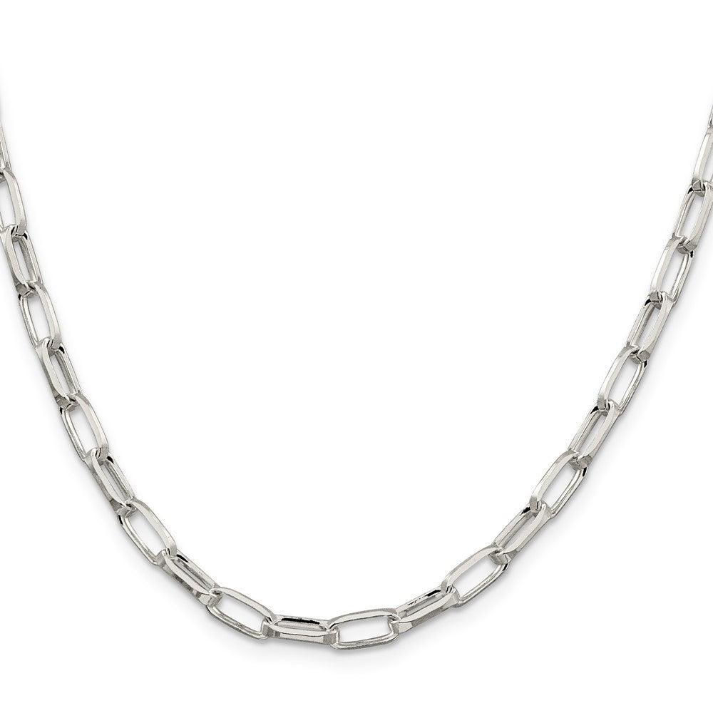 Sterlingsilber 5mm Länglich Offen Glieder Halskette
