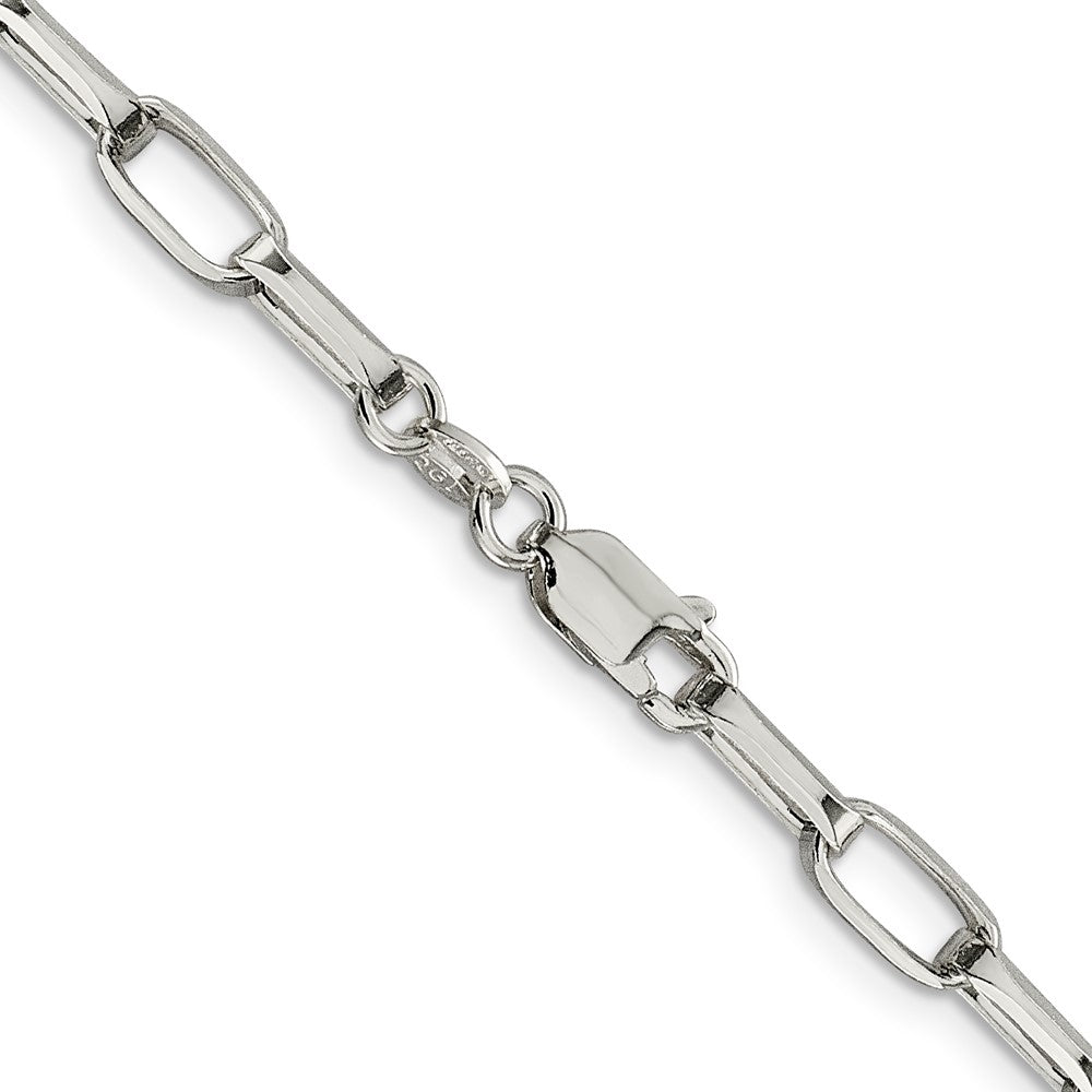 Sterlingsilber 5mm Länglich Offen Glieder Halskette