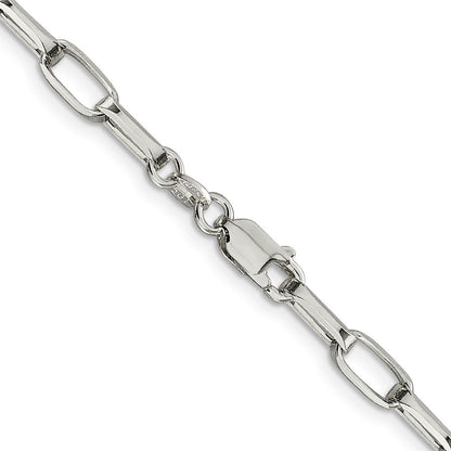 Sterlingsilber 5mm Länglich Offen Glieder Halskette
