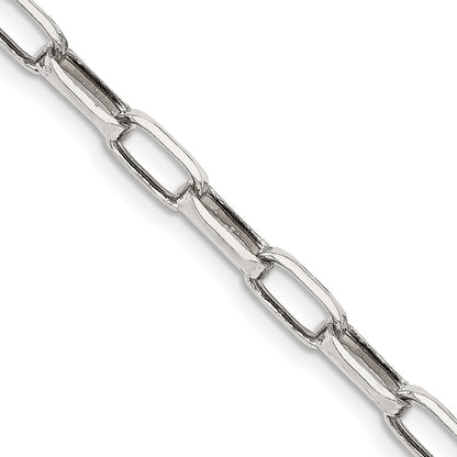 Sterlingsilber 5mm Länglich Offen Glieder Halskette