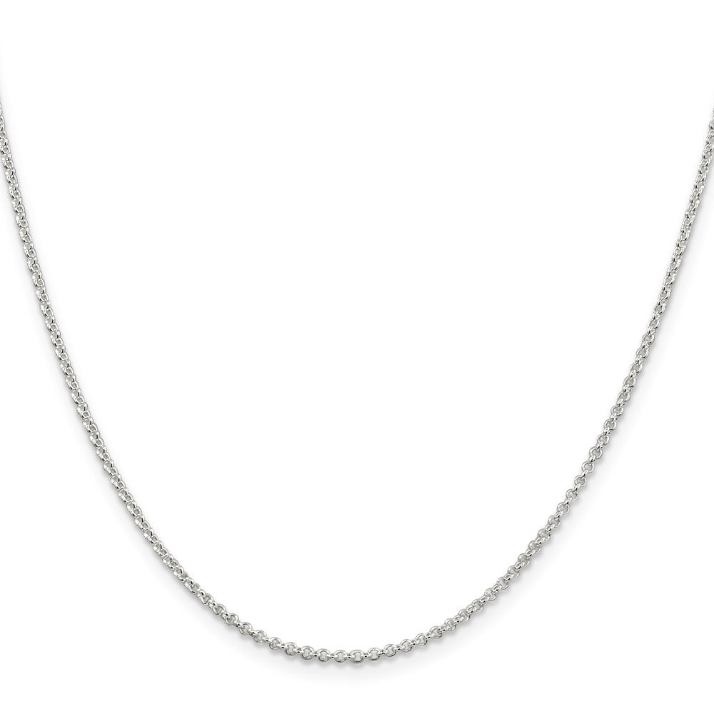 Sterlingsilber 1.5mm Erbs Halskette