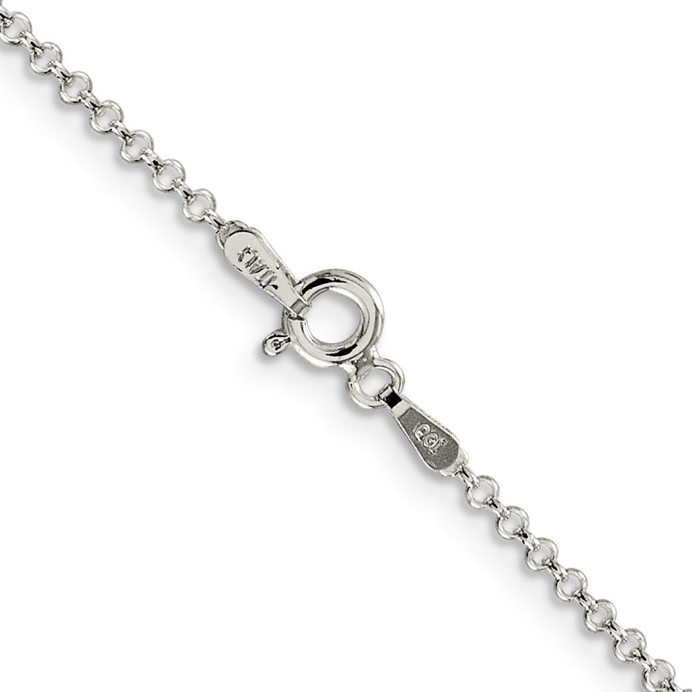 Sterlingsilber 1.5mm Erbs Halskette