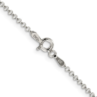 Sterlingsilber 1.5mm Erbs Halskette