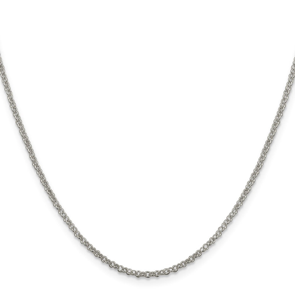 Sterlingsilber 2mm Erbs Halskette