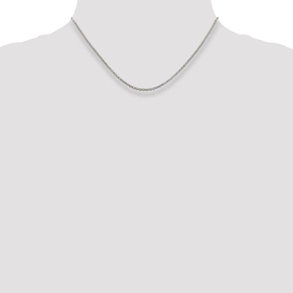 Sterlingsilber 2mm Erbs Halskette