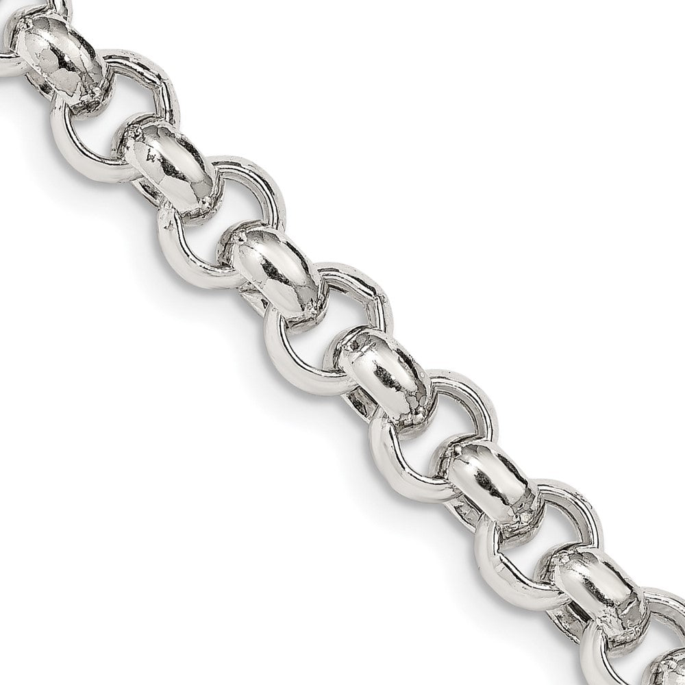 Sterlingsilber 7.75mm Halbmassiv Erbs Halskette