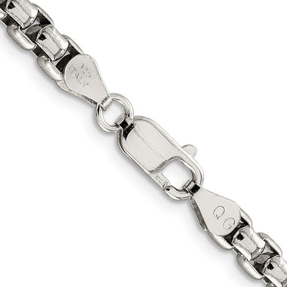 Sterlingsilber 5.2mm Rund Venezianer Halskette