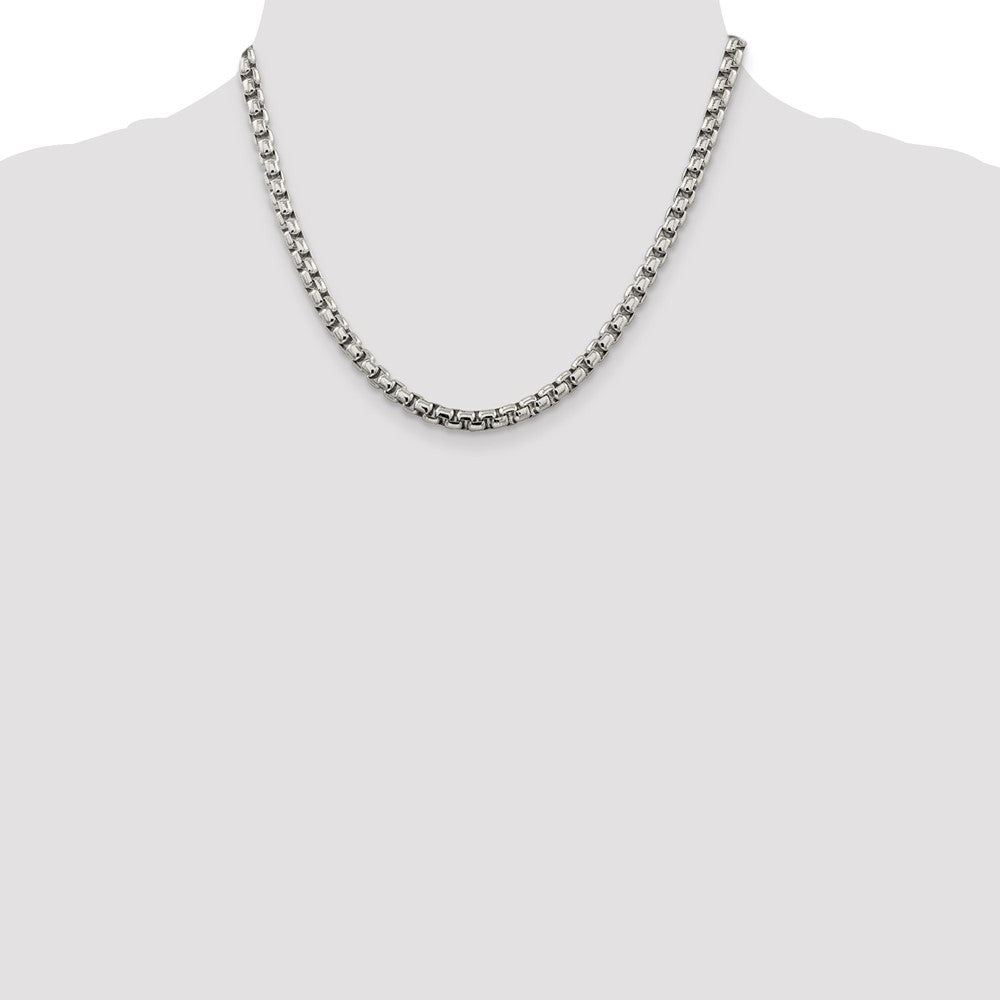 Sterlingsilber 5.2mm Rund Venezianer Halskette