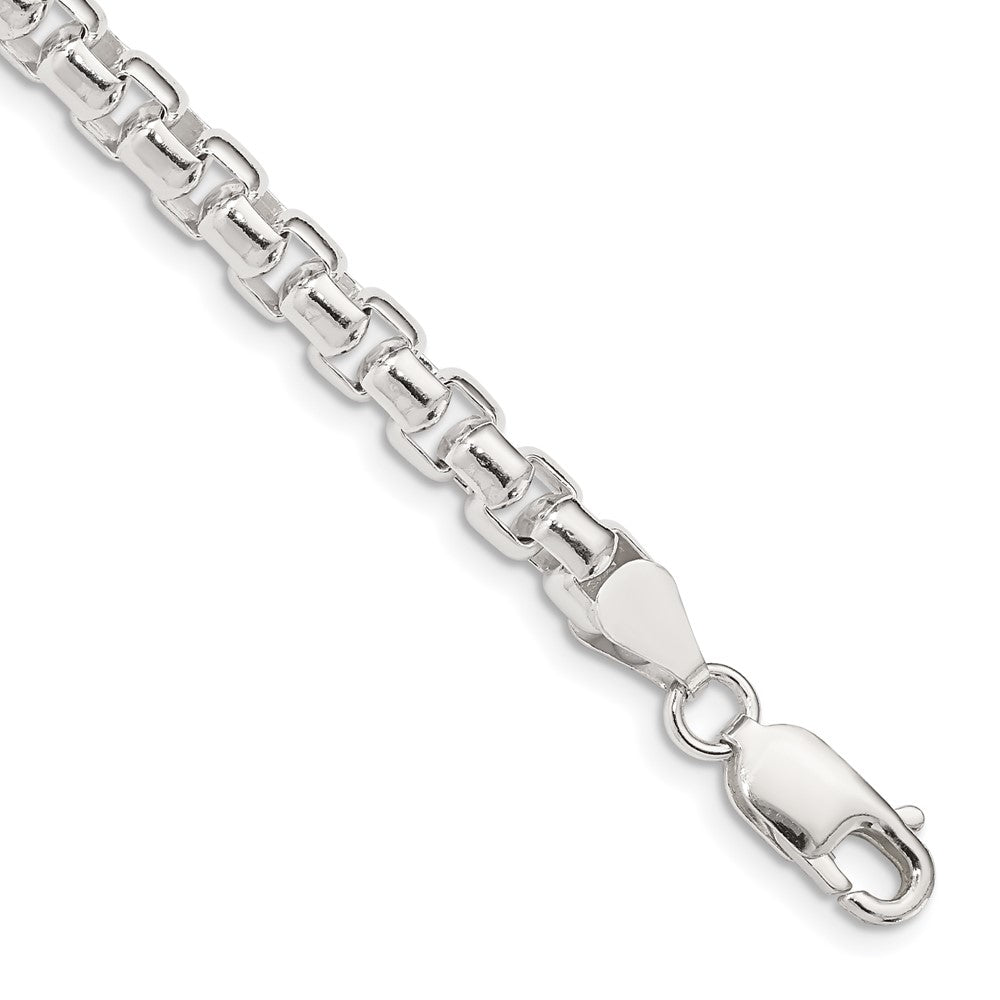 8.5 Zoll Sterlingsilber 5.2mm Rund Venezianer Gliederarmband