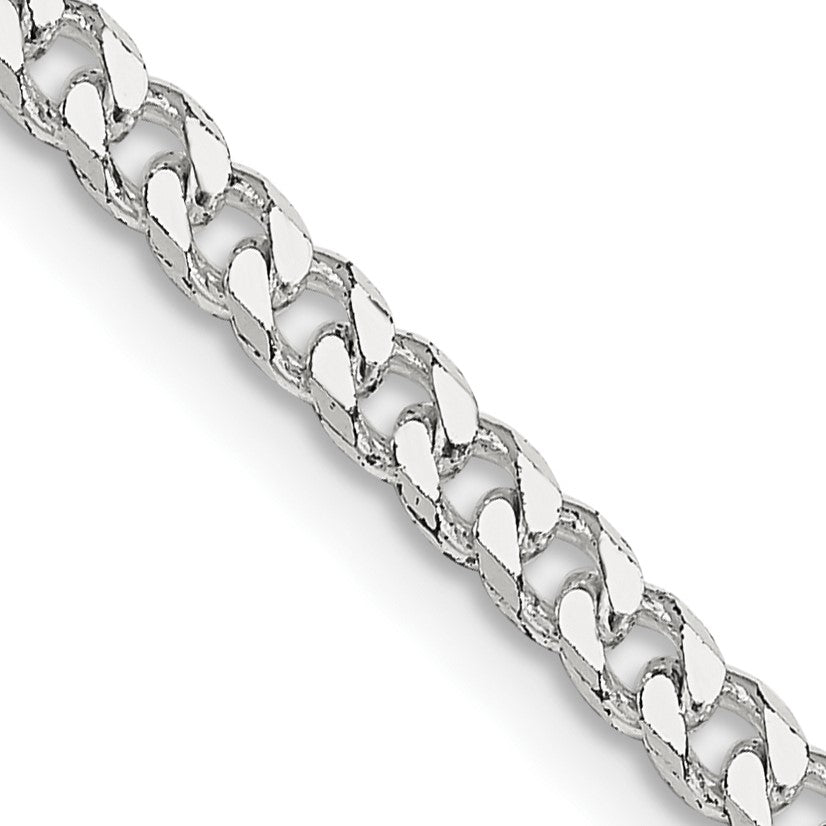 Sterlingsilber Poliert 3.15mm Panzer Halskette