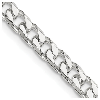 Sterlingsilber Poliert 5mm Panzer Halskette